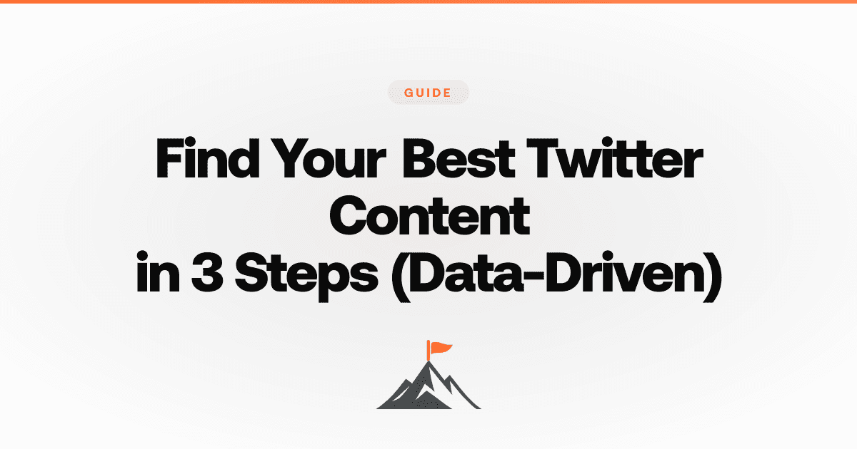 Find Your Best X Content in 3 Steps