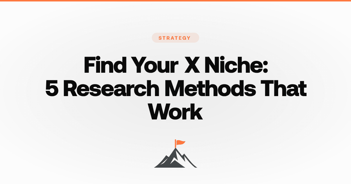 Find Your X Niche: 5 Research Methods That Work
