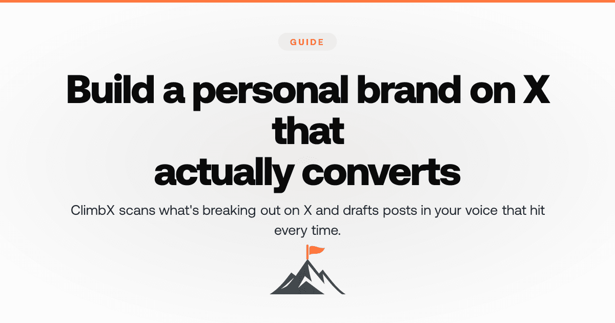 Build a Personal Brand on X: 7 Pillars That Hold Up
