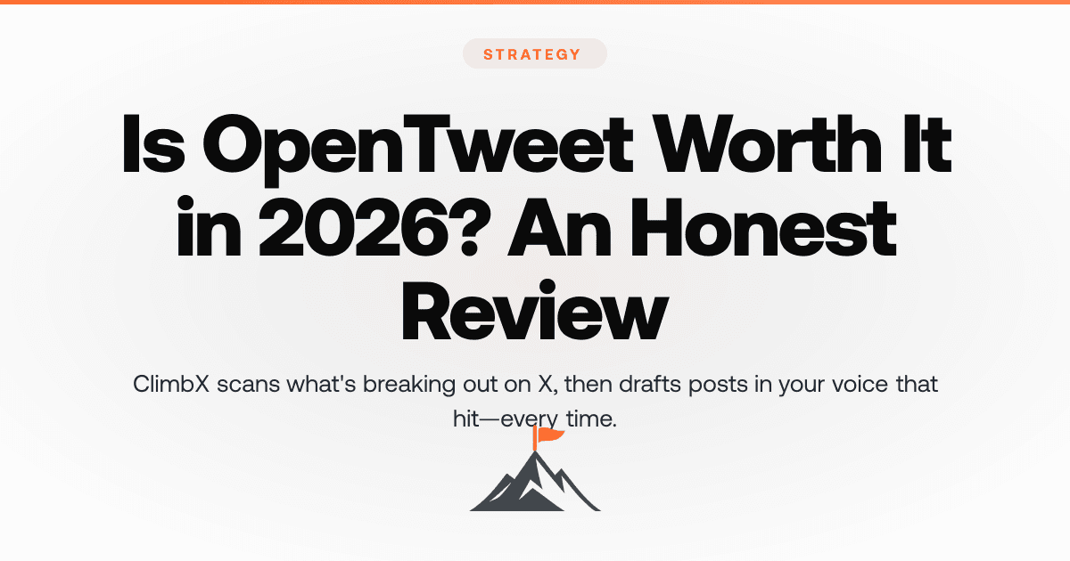 Is OpenTweet Worth It in 2026? An Honest Review