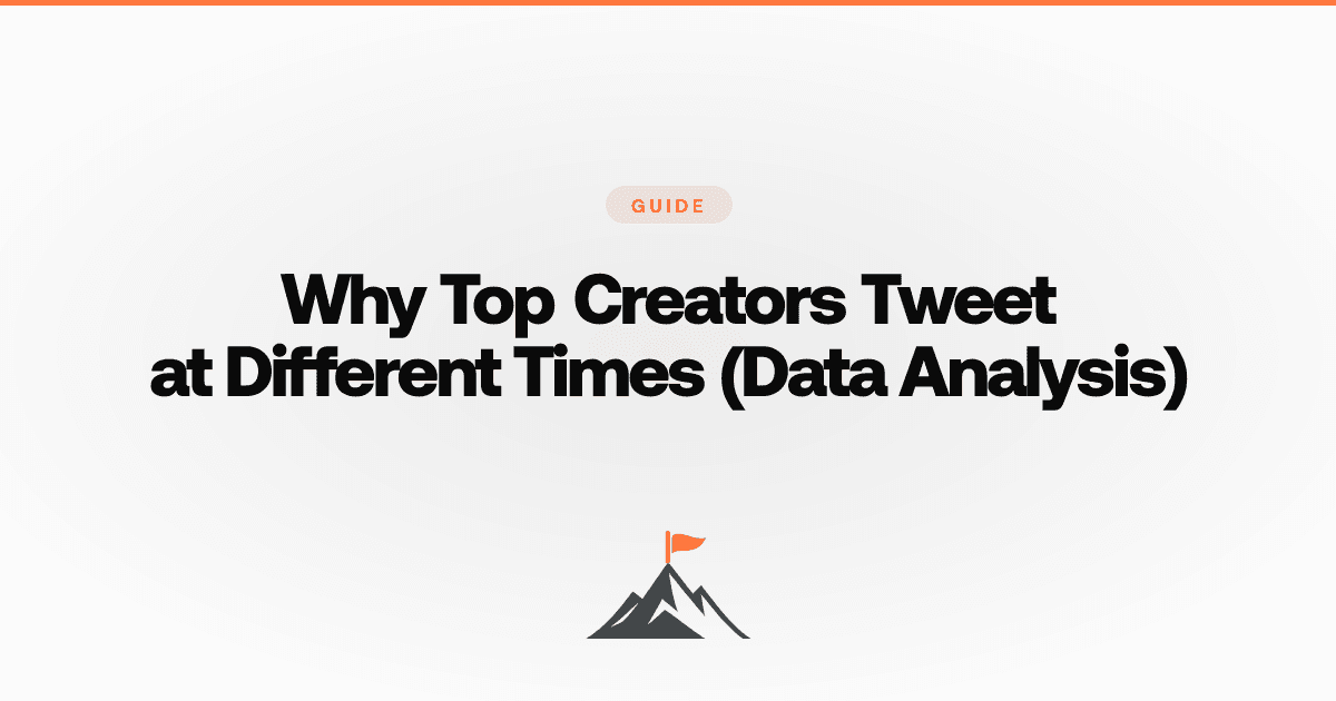 Why Top Creators Tweet at Different Times (Data Analysis)