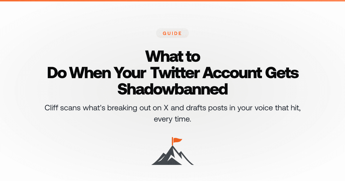 What to Do When Your Twitter Account Gets Shadowbanned
