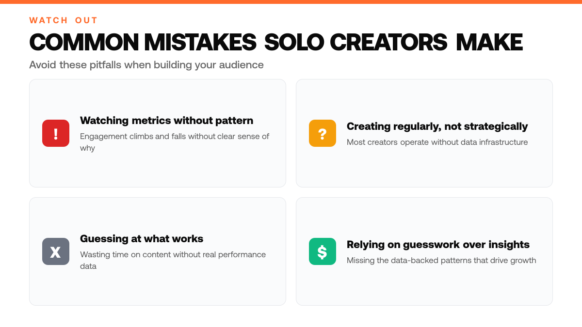 AI Social Media Tools for Solo Creators (2026), warning-callouts