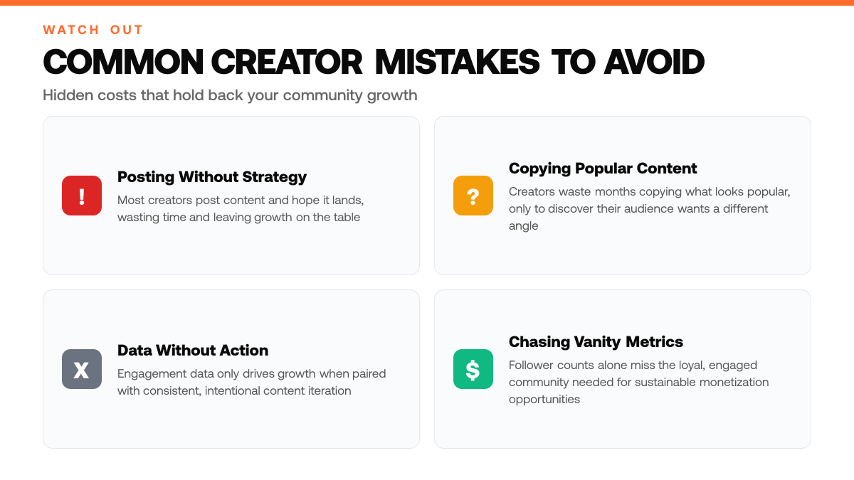 The Complete Guide to Using Engage for Community Building, warning-callouts