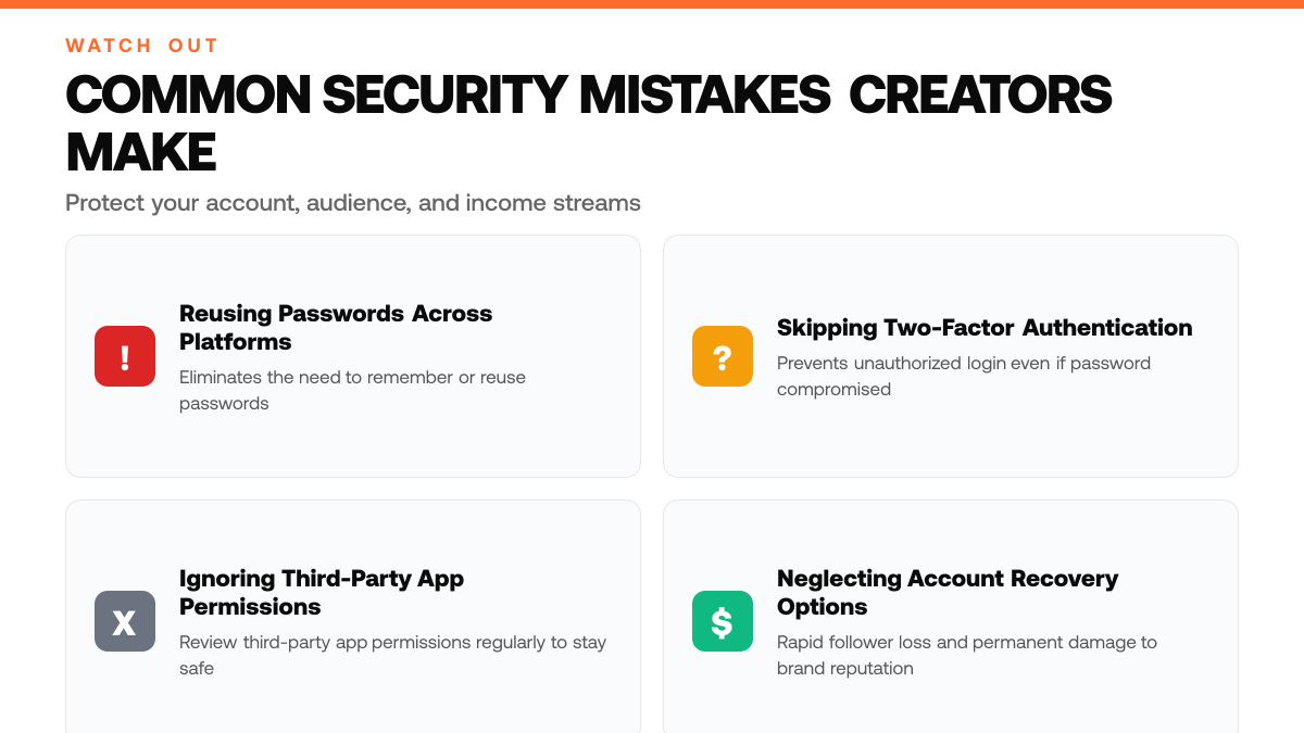 5 Essential Social Media Account Security Tips for 2026, warning-callouts